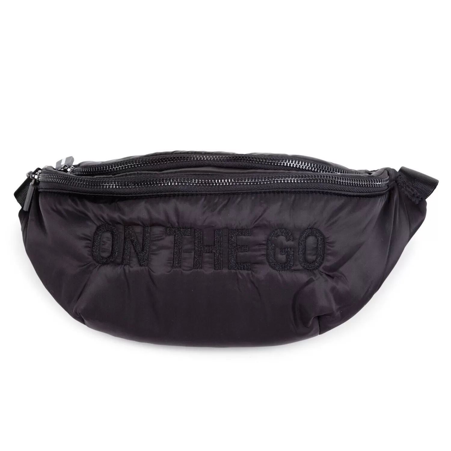 Sacs Banane | BÉABA Banana Bag On The Go Sac De Hanche - Matelassé - Noir Black/gold