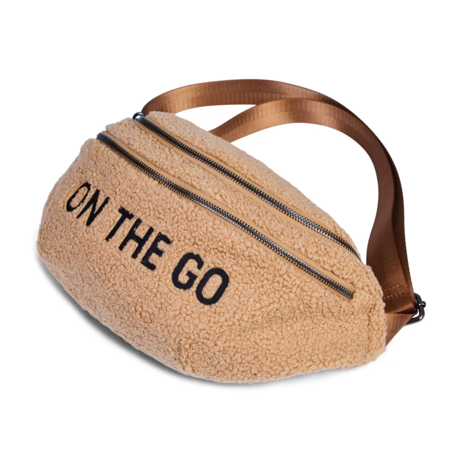 Sacs Banane | BÉABA Banana Bag On The Go Sac De Hanche - Teddy Brun Black/gold