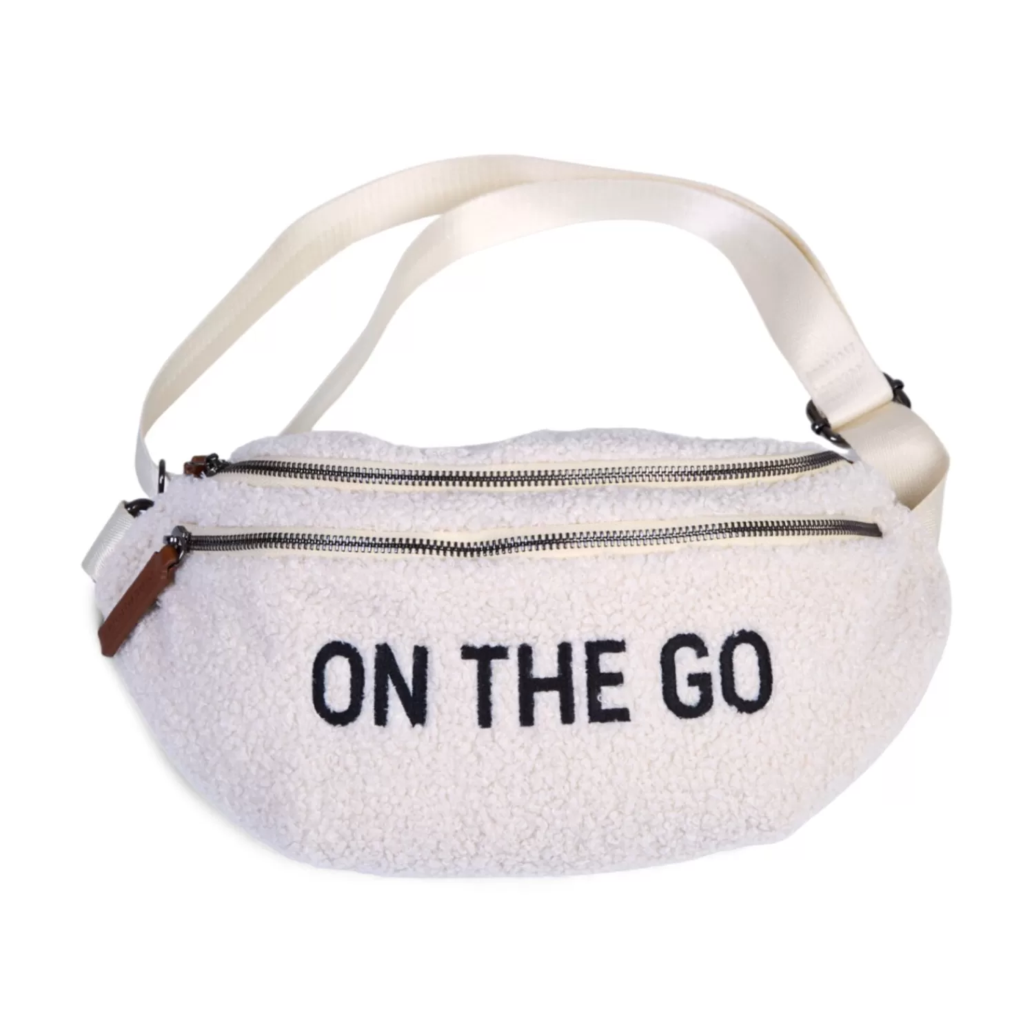 Sacs Banane | BÉABA Banana Bag On The Go Sac De Hanche - Teddy Ecru Black/gold
