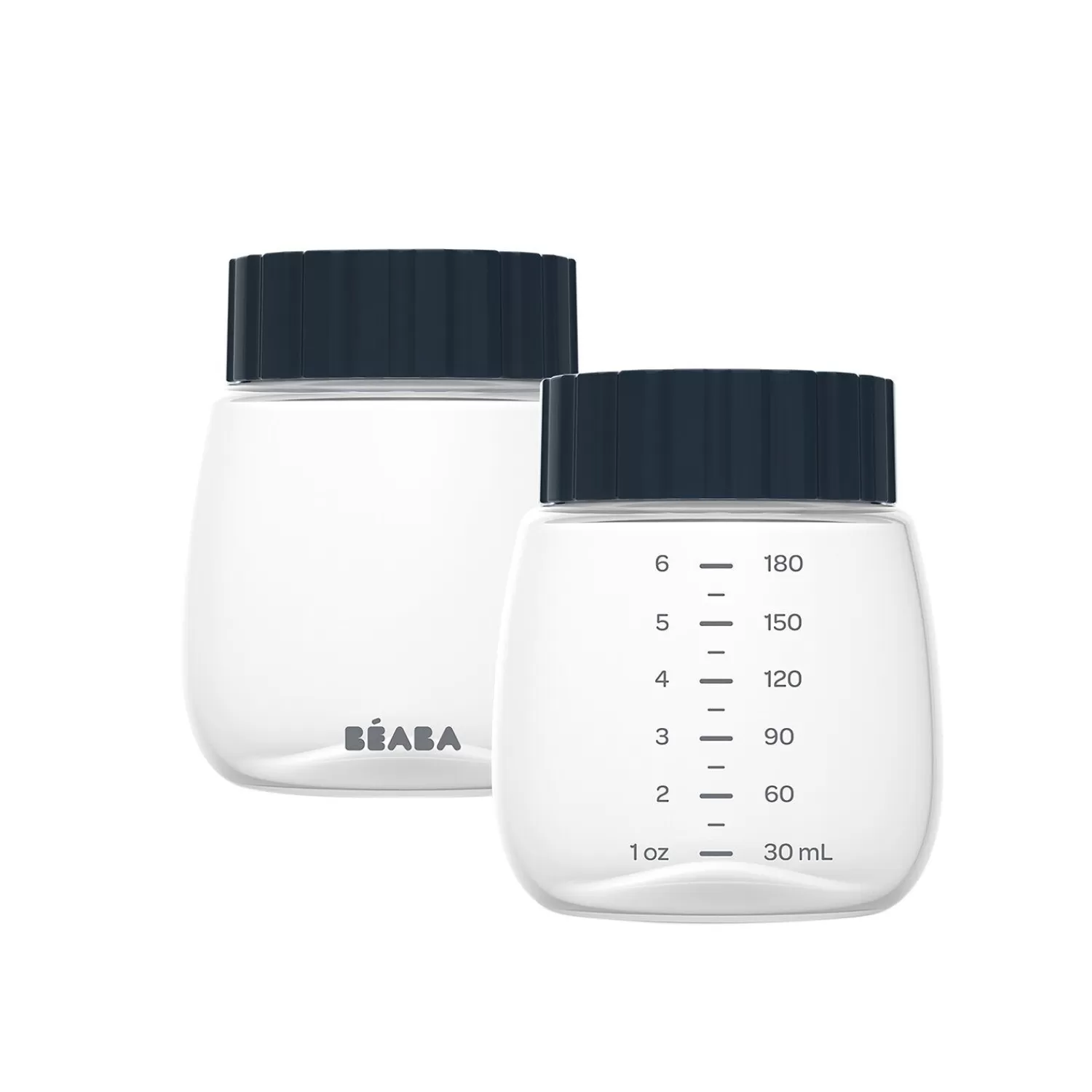 Accessoires D'allaitement | BÉABA Bouteilles de recueil et conservation pour lait maternel x2 - Tire-laits Double et Simple