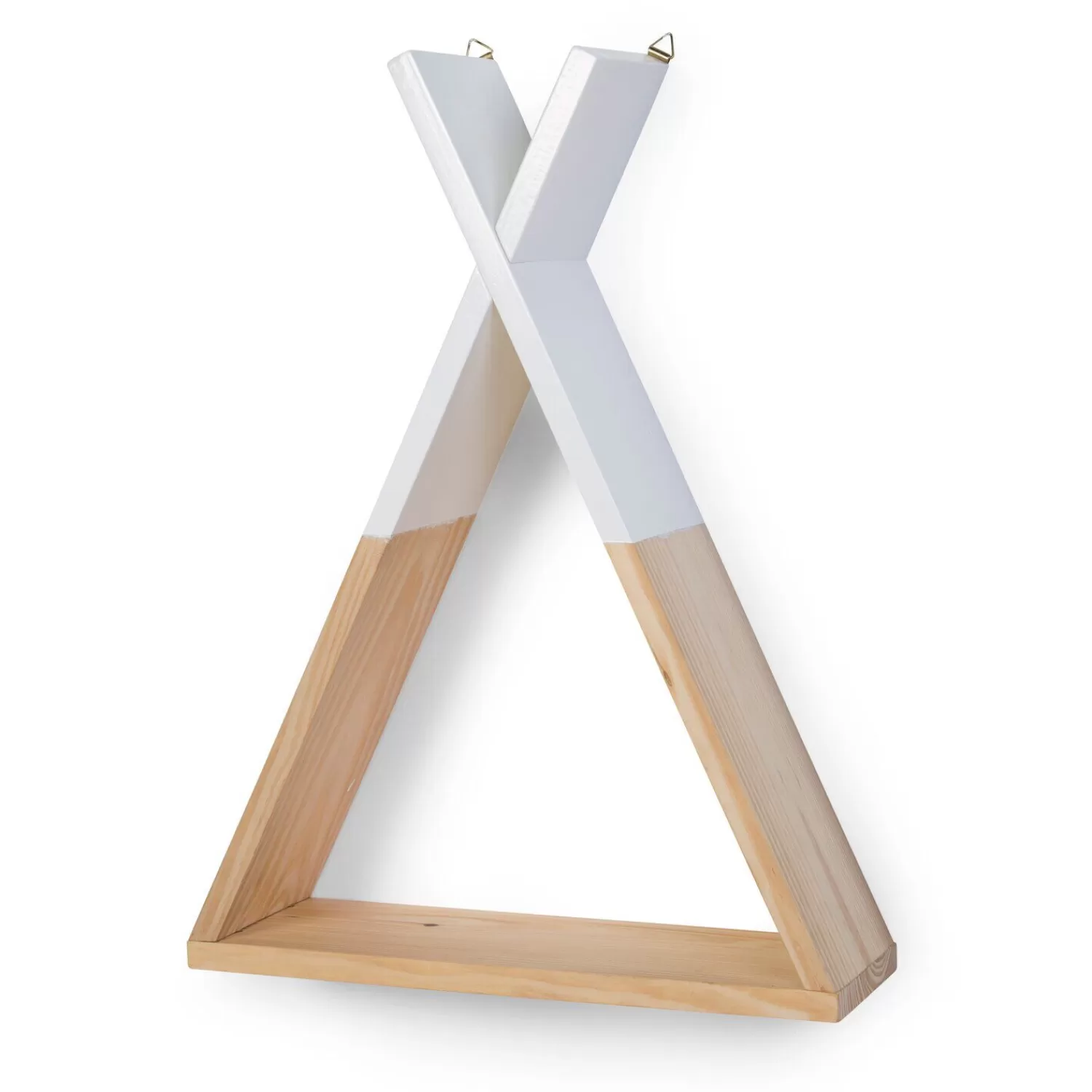Etagères Murales | Décoration Murale | BÉABA Etagère Murale Tipi - Bois - Naturel Blanc