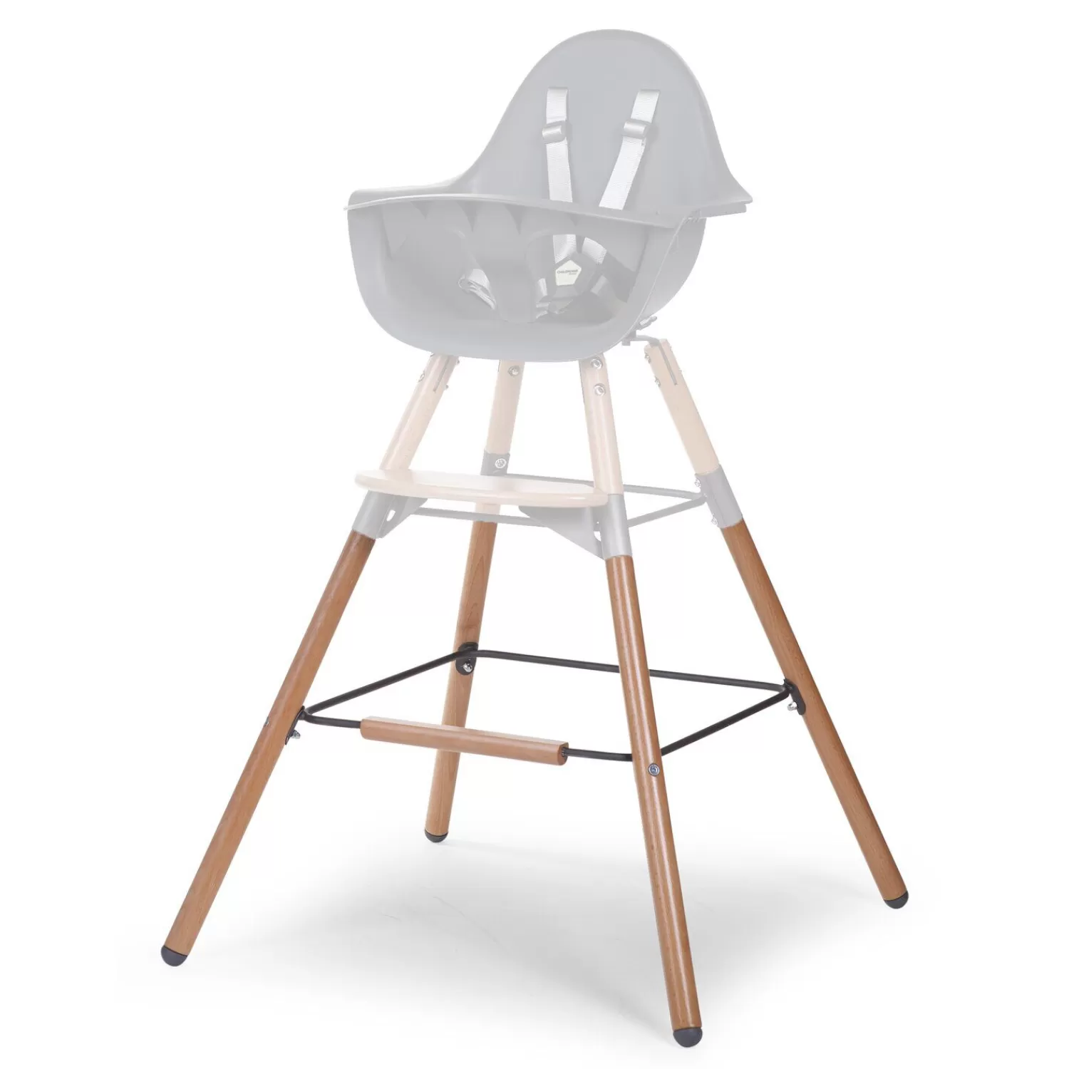 Coussins Et Accessoires | Chaises En Bois | BÉABA Evolu Extra Set De Pieds Longues + Repose Pieds - Bois - Ant Black