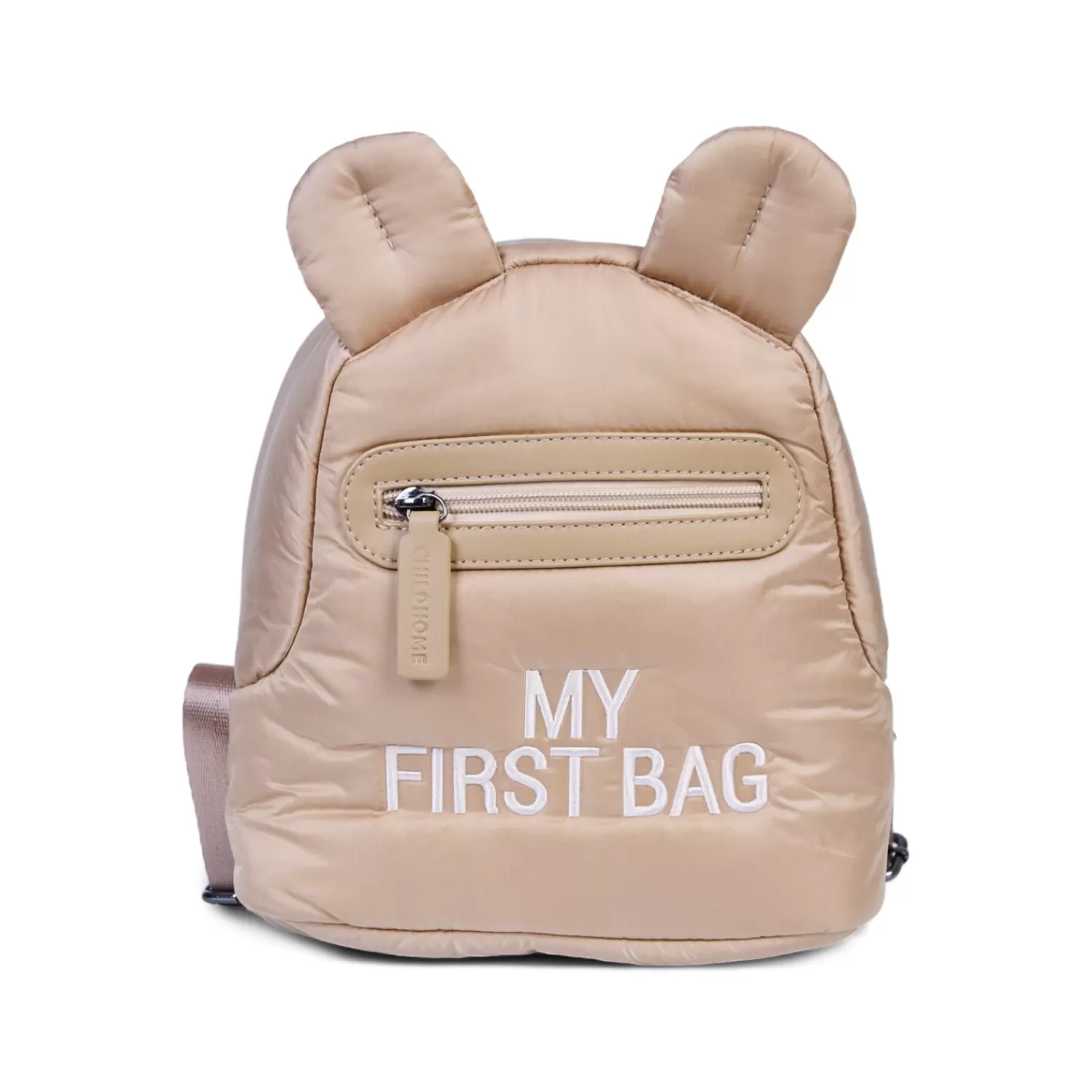 Sacs À Dos Enfant | Cartables Enfant | BÉABA My First Bag Sac A Dos Pour Enfants - Matelassé - Beige Black/gold