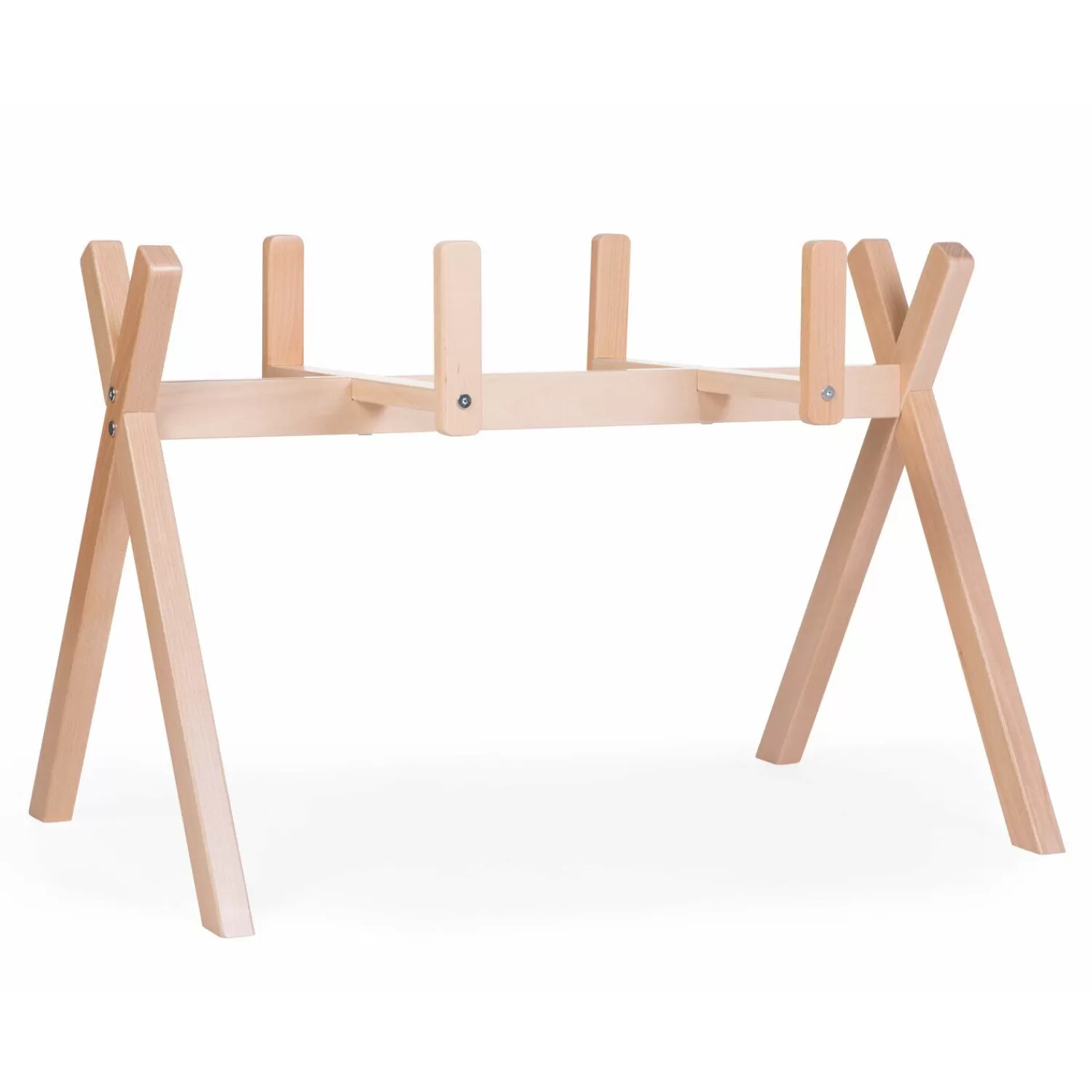 Accessoires De Lit | Berceaux Et Couffins | BÉABA Tipi Support Pour Couffin Moise + Arche Bébé - Bois - Nature Natural